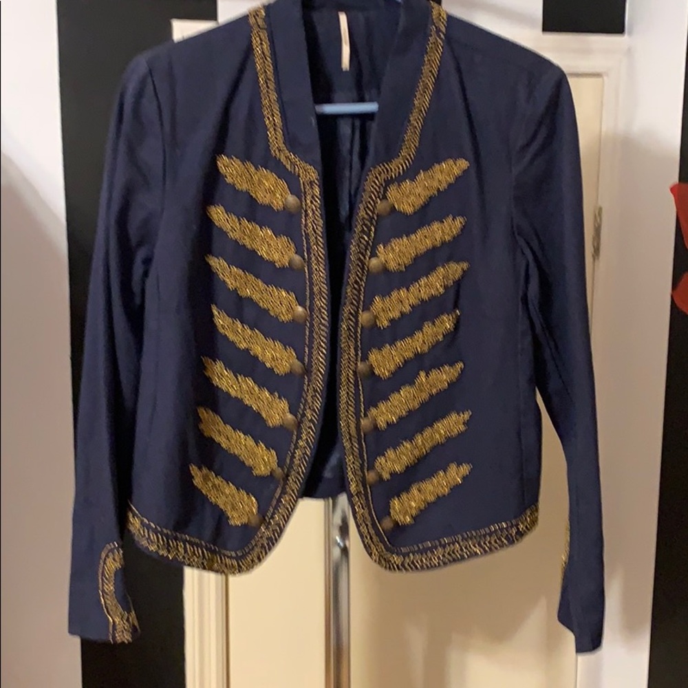 Gorgeous Beaded Military Style Jacket